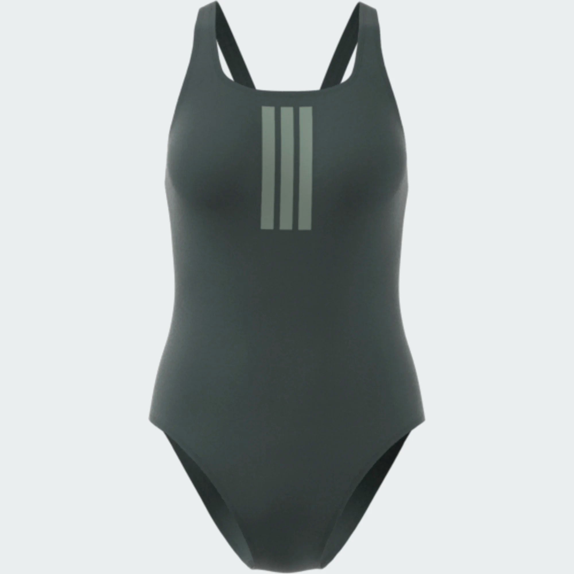 ADIDAS 3S MID SUIT CBLACK/FTWWHT/CBLACK Badeanzug ADIDAS