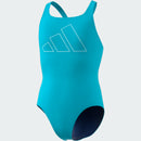 ADIDAS BIG BARS SUIT G Badeanzug ADIDAS orange/blau/gelb/weiss 128