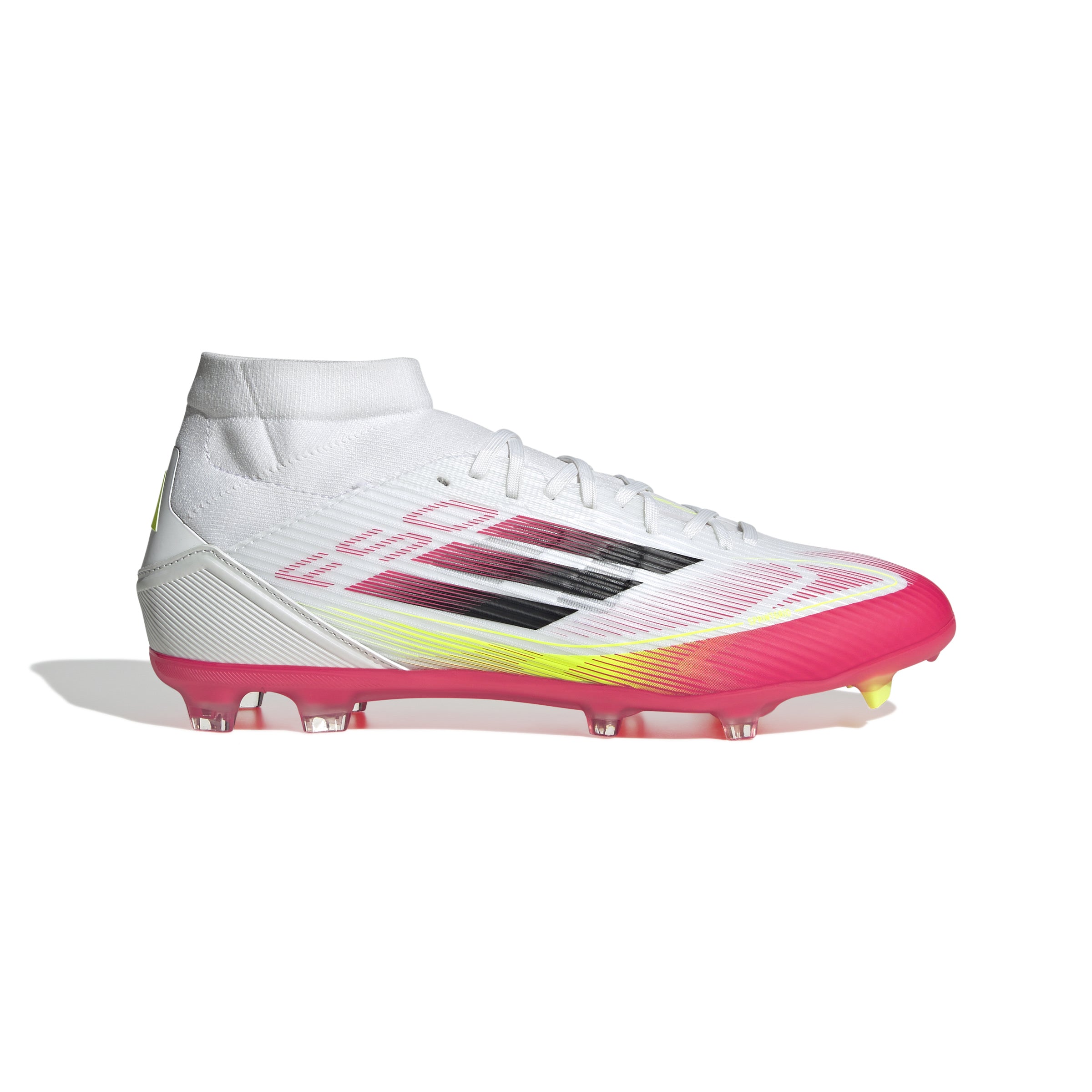 ADIDAS F50 LEAGUE FG/MG MID 000 FTWWHT/CBLACK/SYELLO ADIDAS 000 FTWWHT/CBLACK/SYELLO 41 1/3