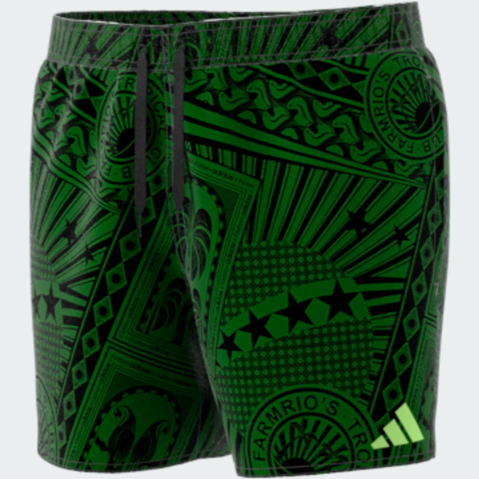 ADIDAS FARM SWIMSHORT Badehose ADIDAS orange/blau/gelb/weiss S