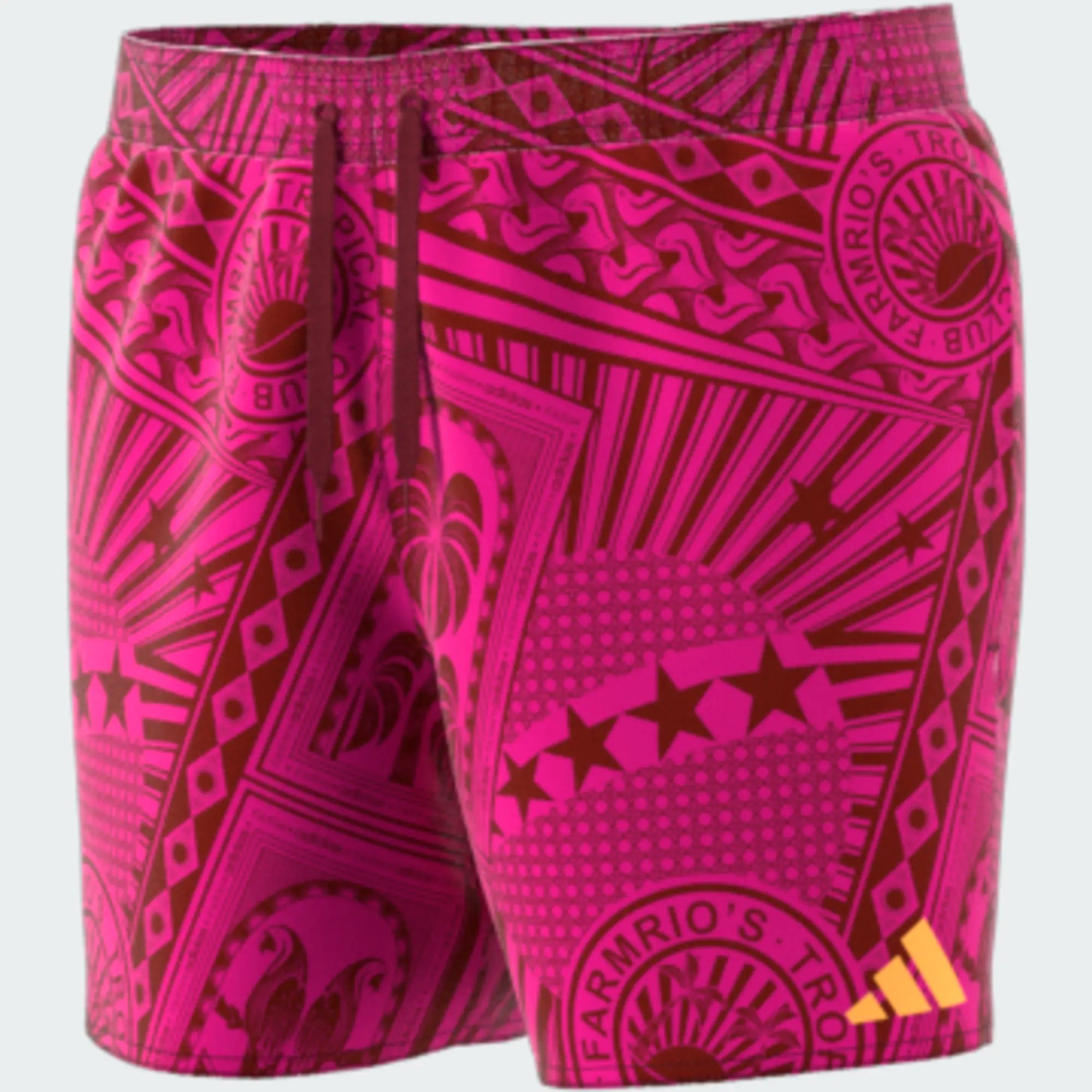 ADIDAS FARM SWIMSHORT Badehose ADIDAS orange/blau/gelb/weiss S