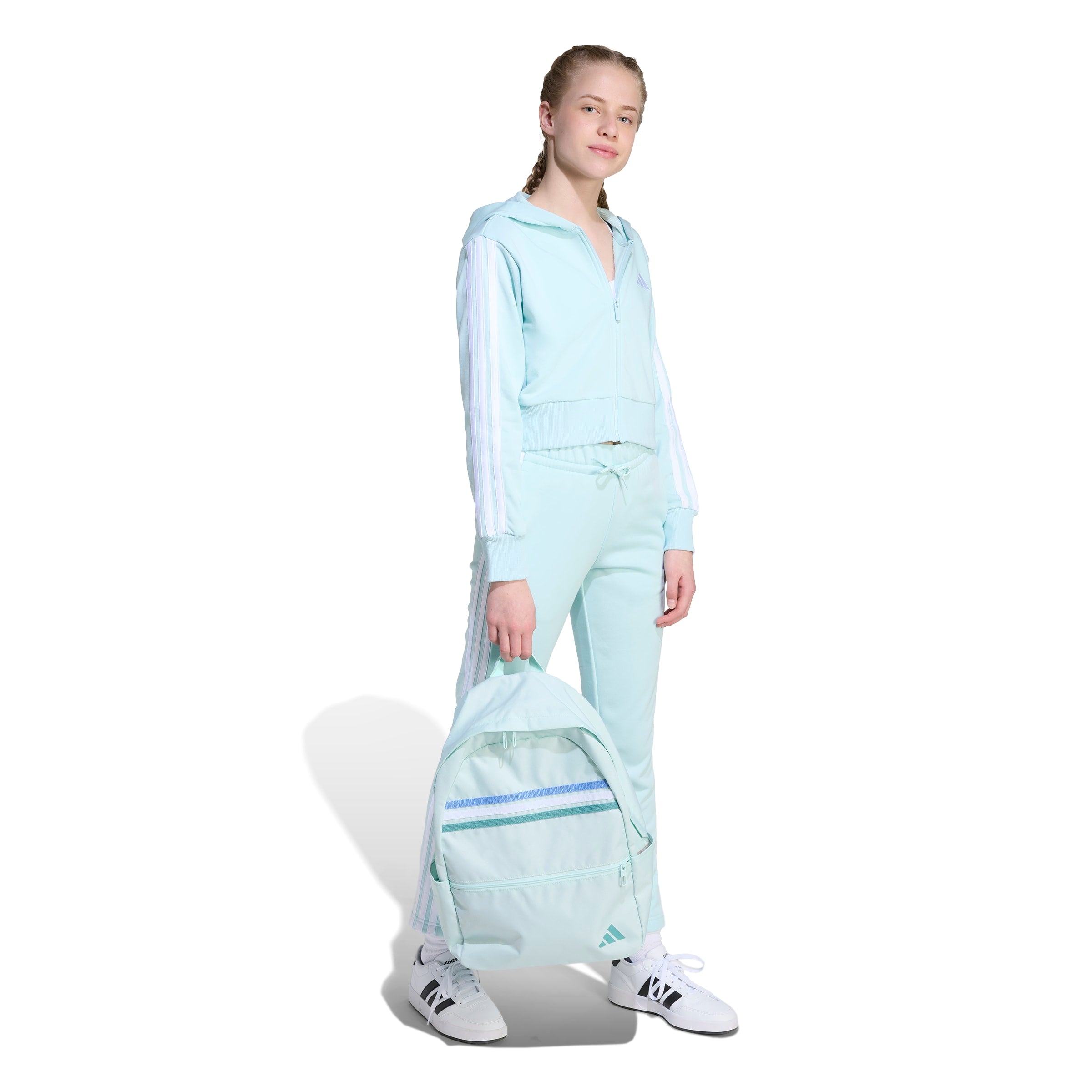 ADIDAS JG 3S FT FZ CRO Freizeitpullover ADIDAS