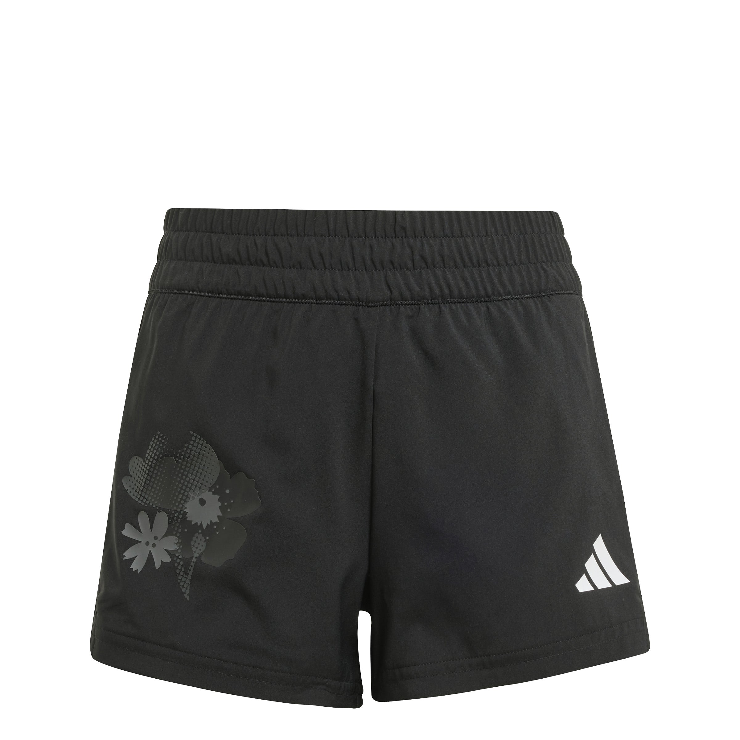 ADIDAS JG TR-ES FL SH 000 BLACK/GREFIV Trainingshosen & Jogginghosen ADIDAS 000 BLACK/GREFIV 116