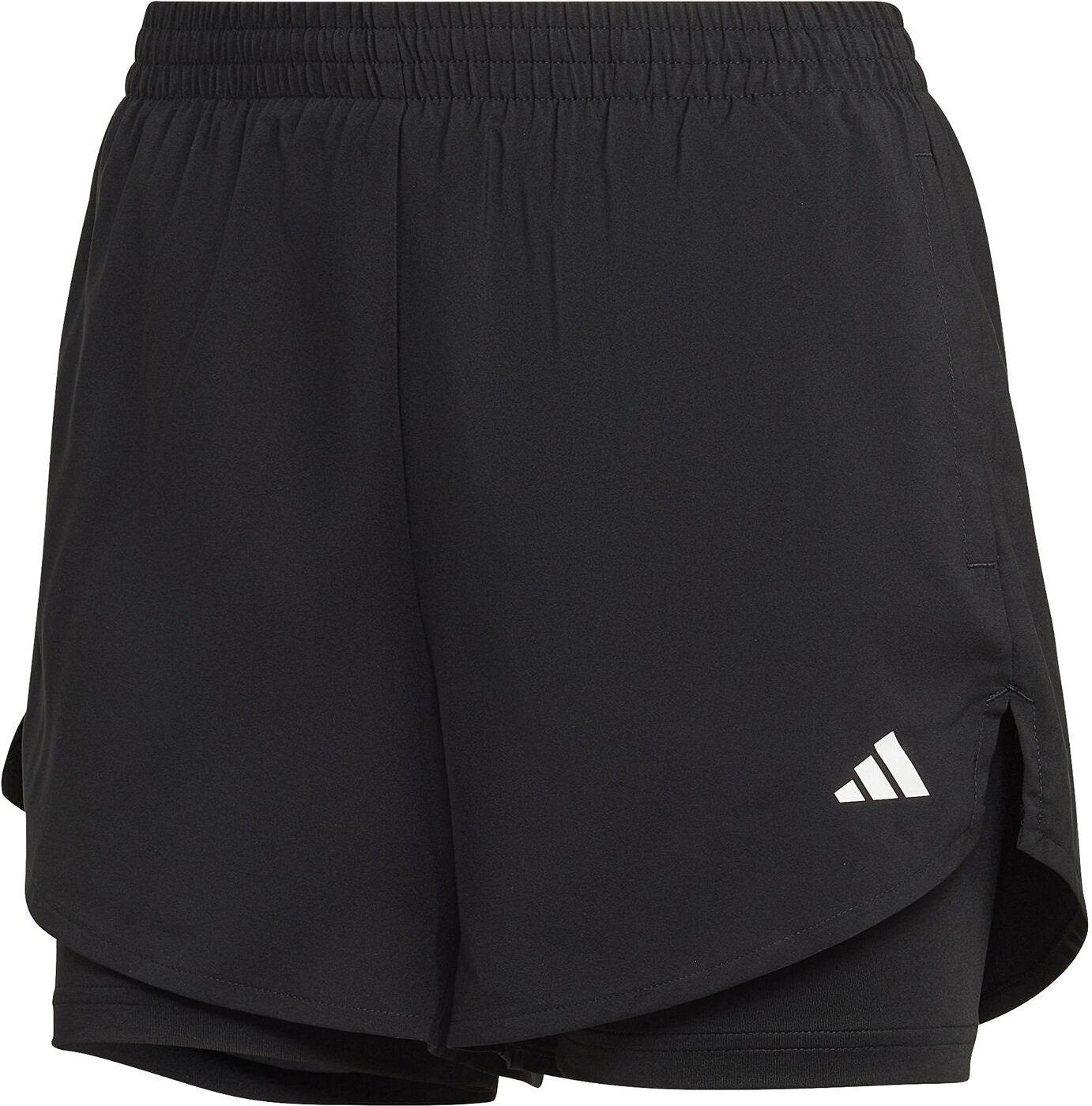 ADIDAS W MIN 2IN1 SHO Trainingshosen & Jogginghosen ADIDAS BLACK/WHITE XL