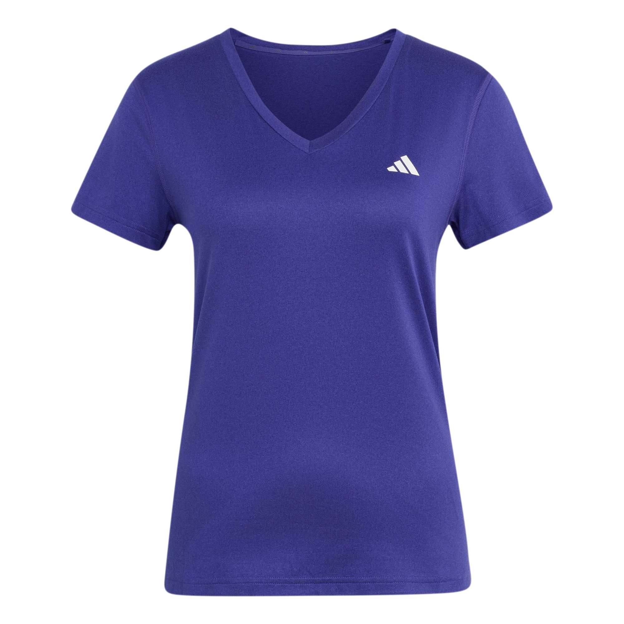ADIDAS WE MIN V NK TEE Trainingsshirts ADIDAS PURPUR XS