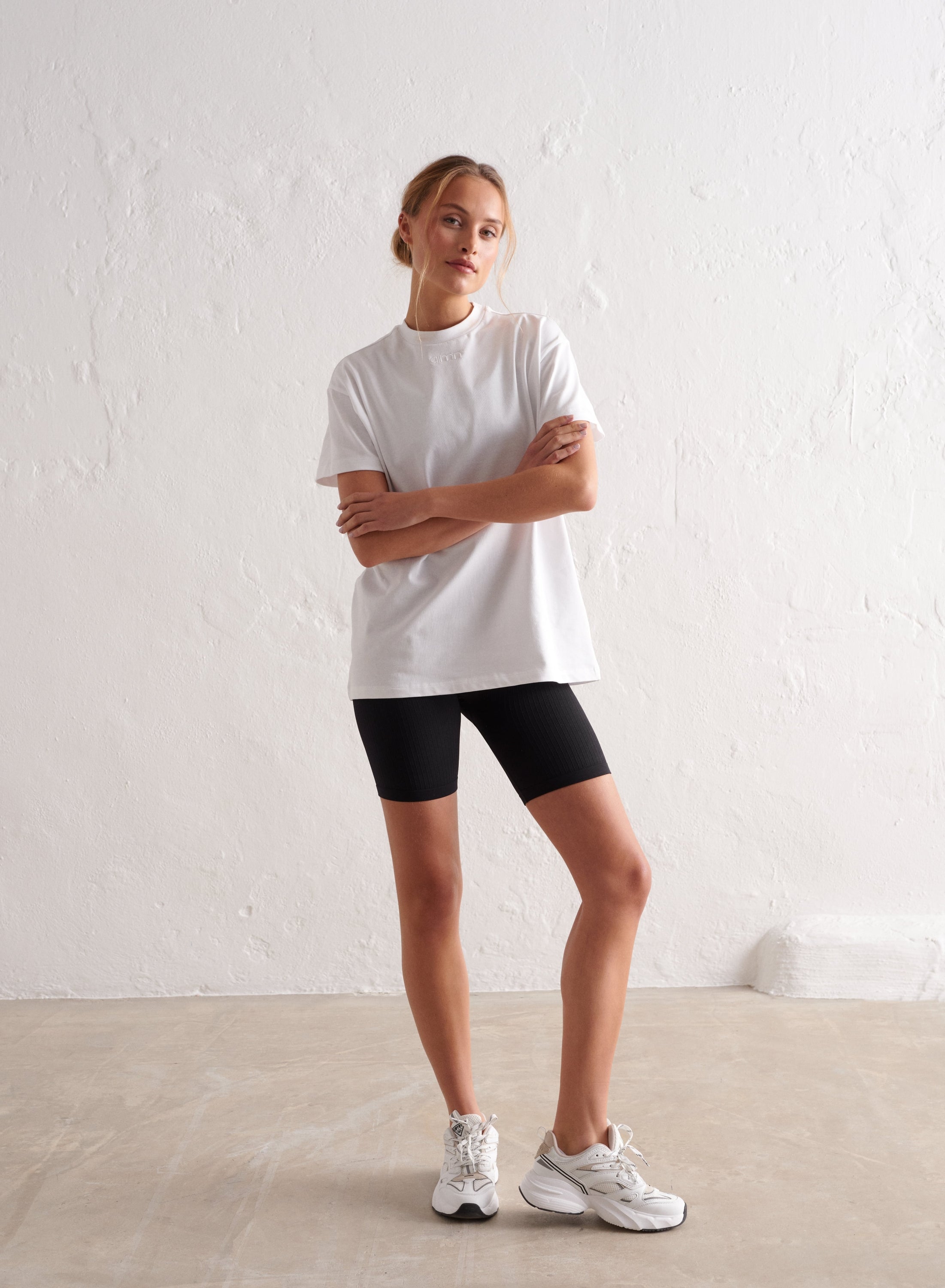 AIM´N Boyfriend T-shirt 017 White Freizeitshirts /-blusen AIM´N