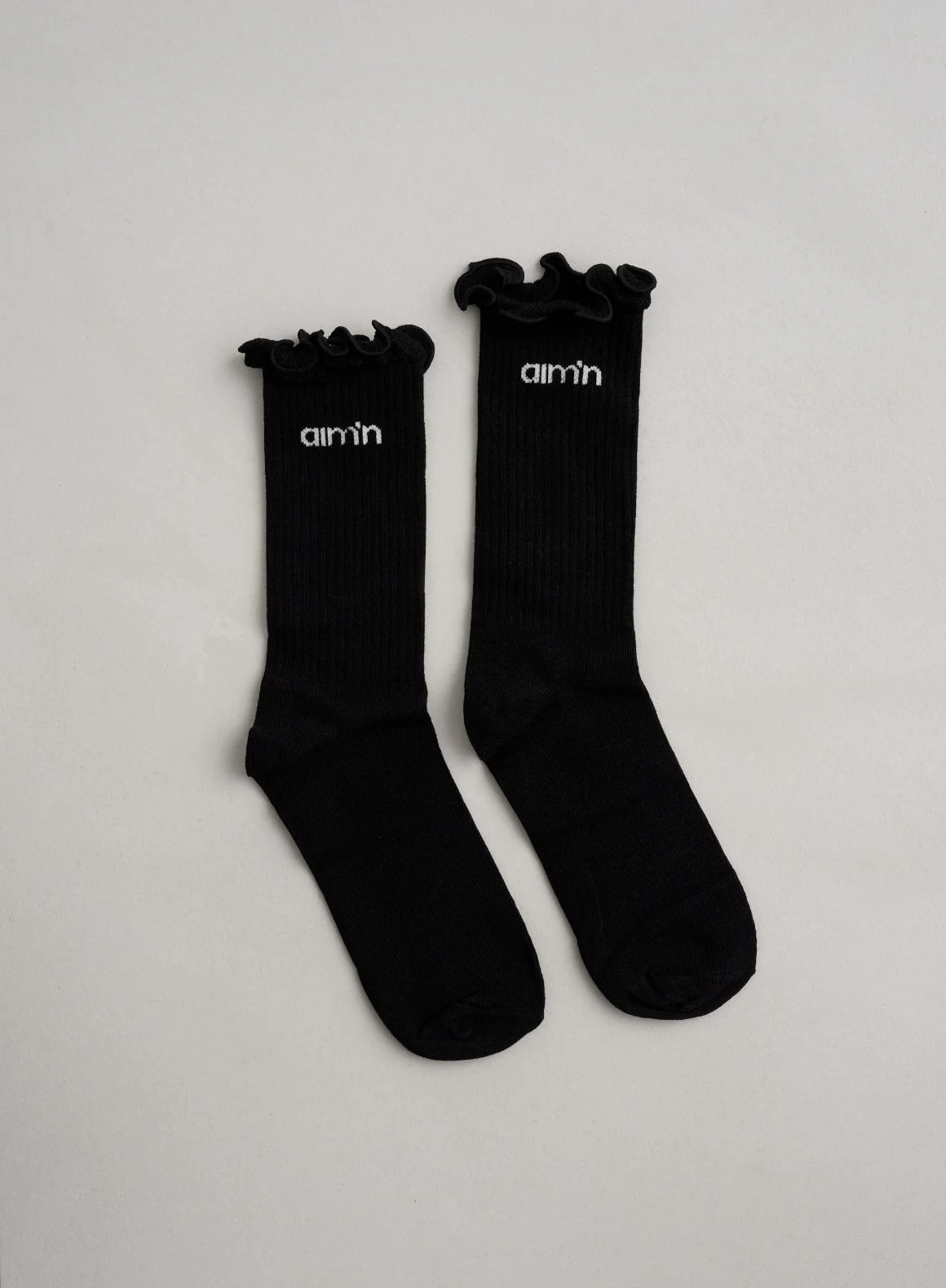 AIM´N Frill Logo Socks AIM´N 010 Black 36-38