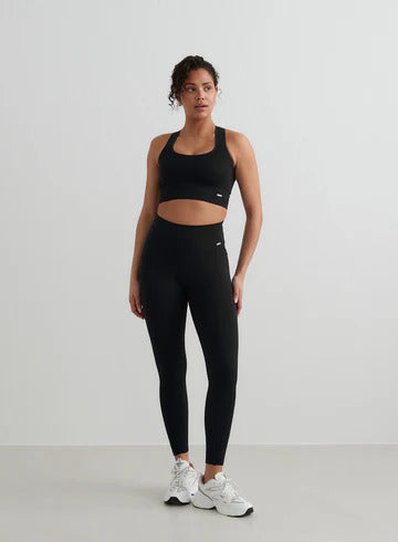 AIM´N Ribbed Seamless Tights 010 Black Trainingshosen & Jogginghosen AIM´N