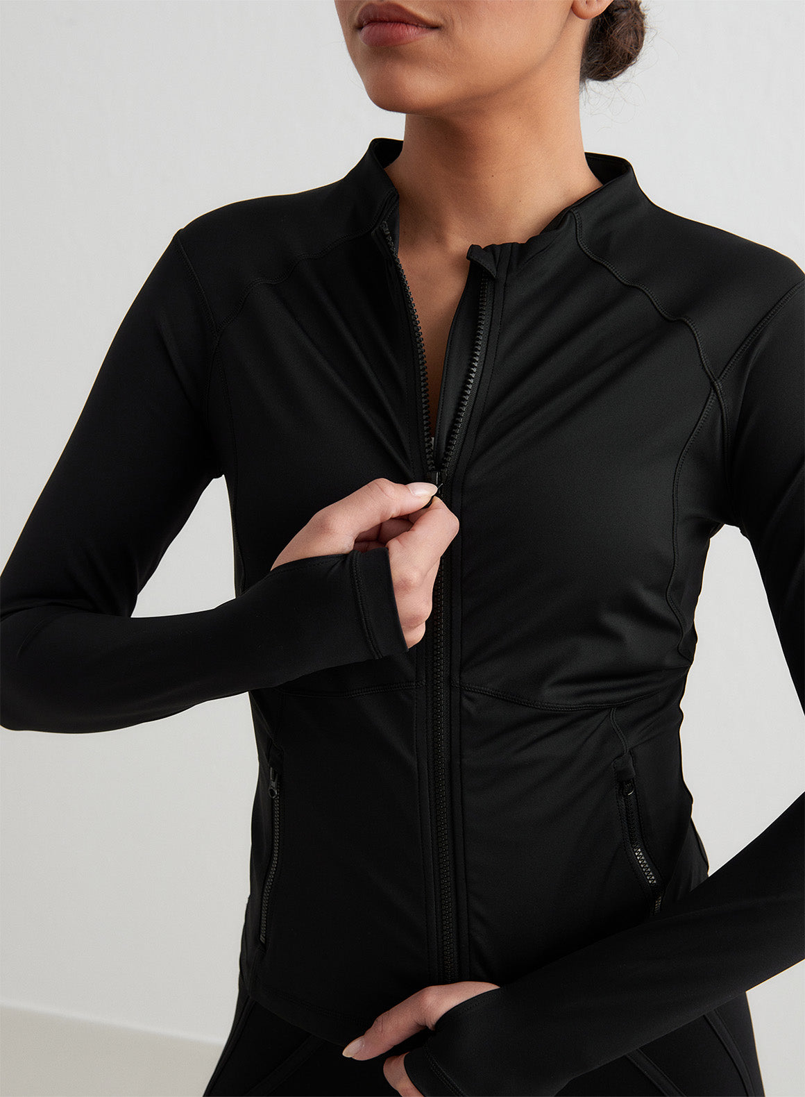 AIM´N Sculpting Zip Jacket 010 Black Trainingshosen & Jogginghosen AIM´N