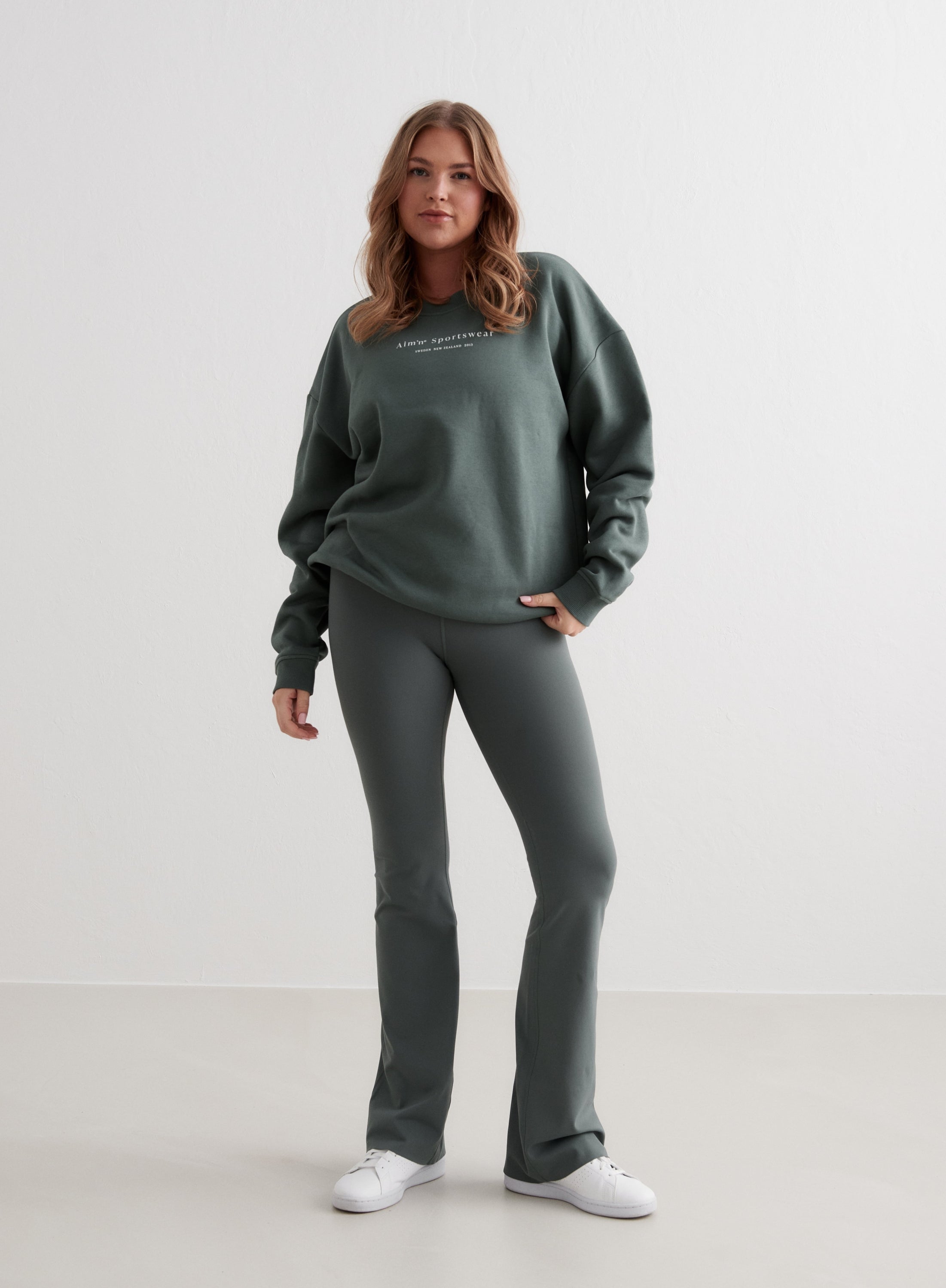 AIM´N Serif Sweatshirt 112 Sage Freizeitpullover AIM´N 112 Sage XS