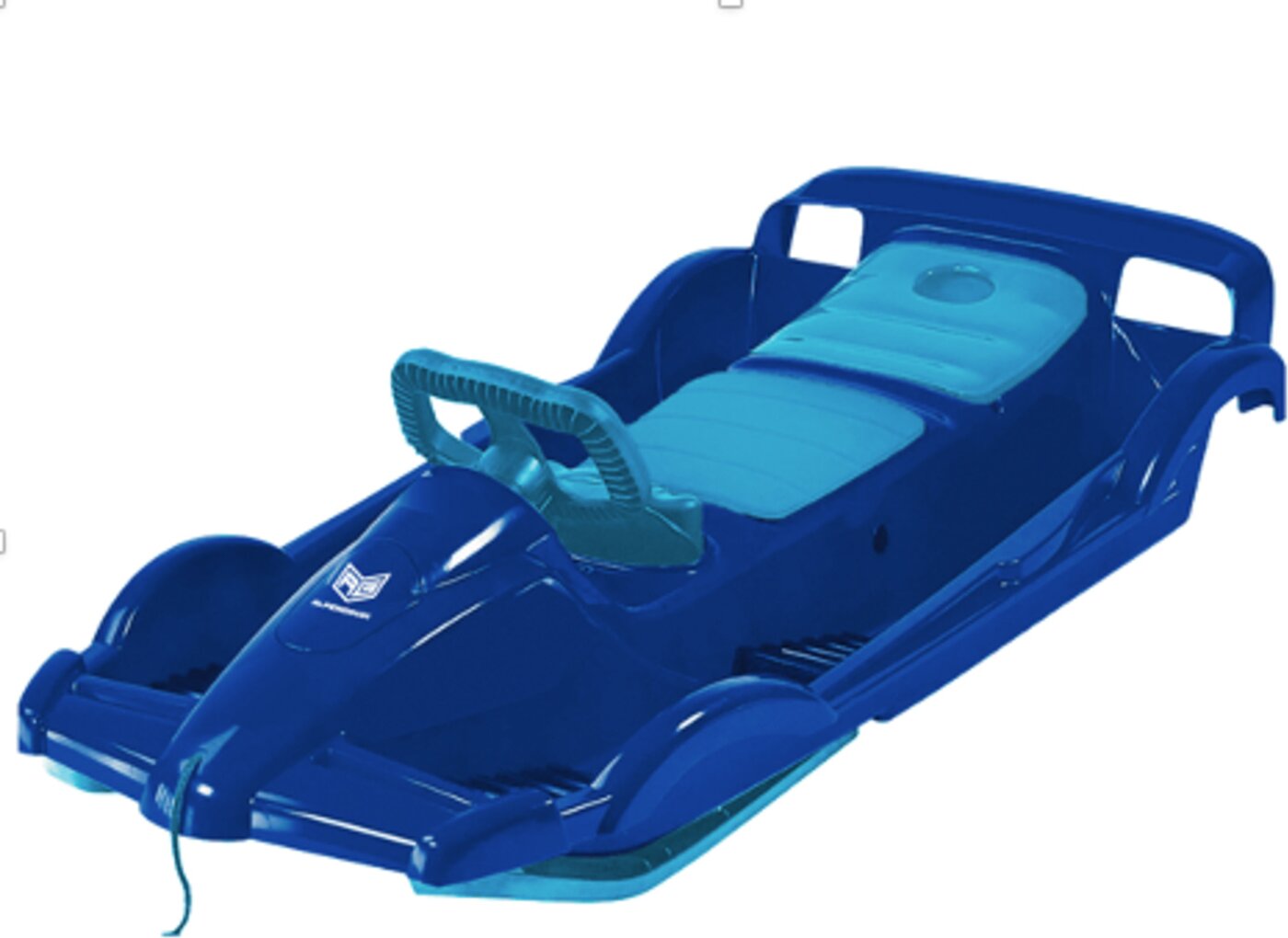 ALPENGAUDI Ski-Bob Alpen Double Race Schlitten & Bobs ALPENGAUDI HELLBLAU -