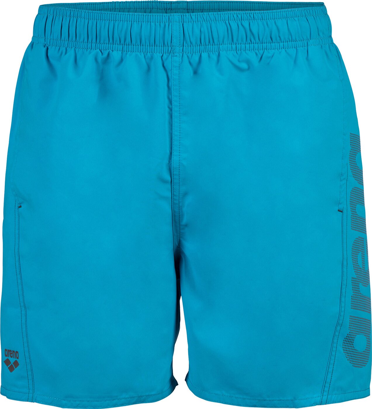 ARENA FUNDAMENTALS ARENA LOGO BOXER Badehose ARENA TURQUOISE-DARK OLIVE L