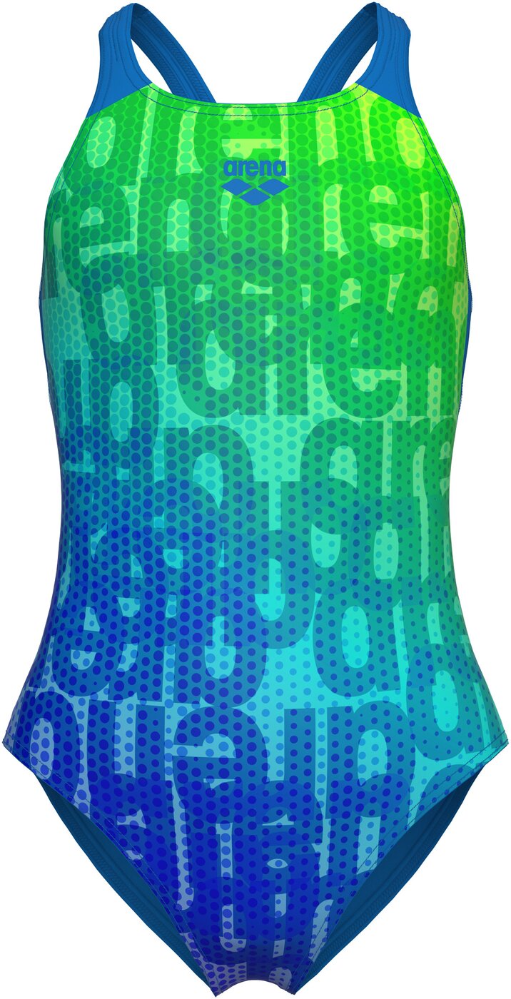 ARENA GIRL'S ARENA MULTI COLOURS SWI Badeanzug ARENA BLUE RIVER MULTI-BLUE RIVER 128