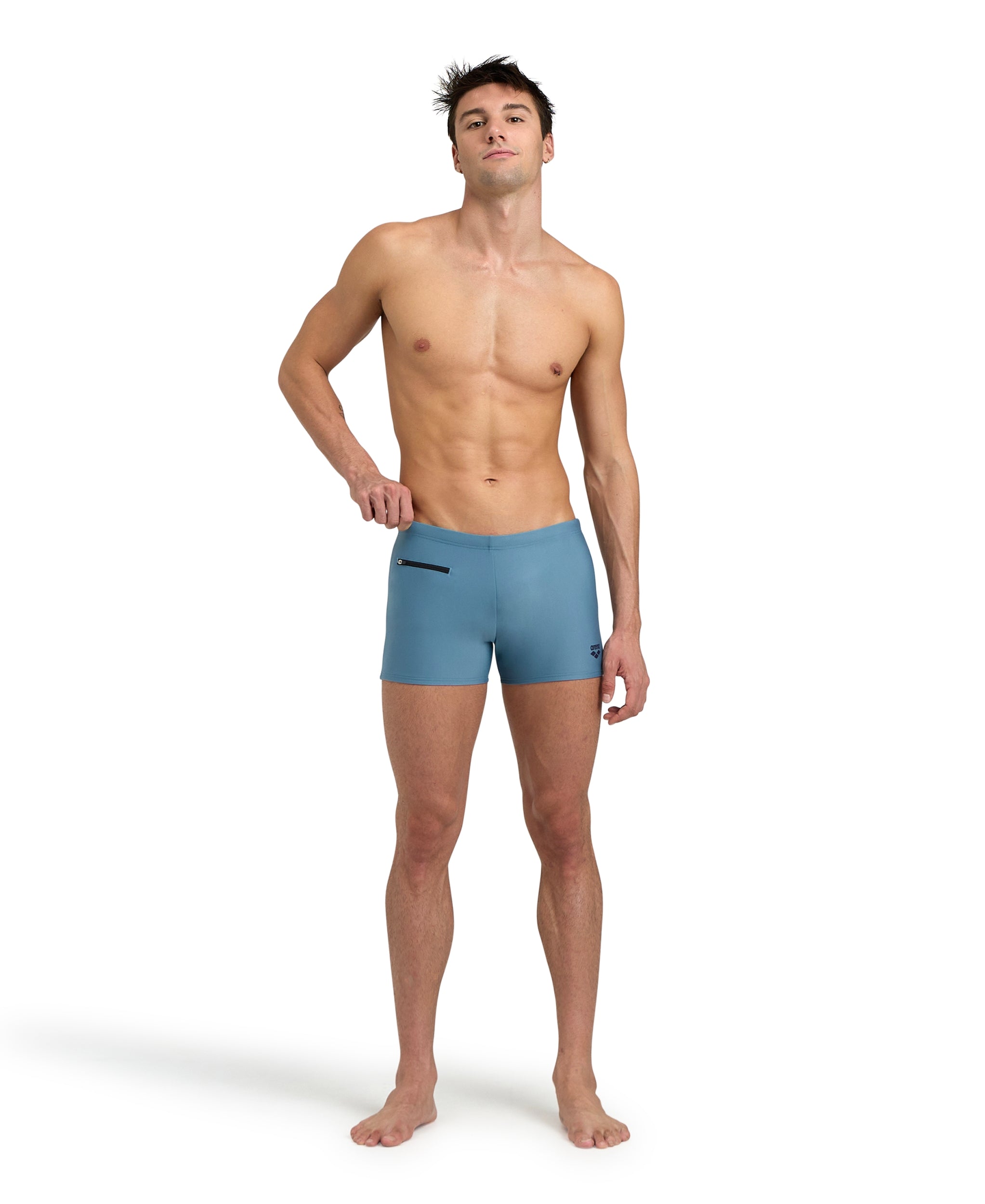 ARENA MEN'S SHORT SOLID ZIPPED NEW BRUNER Badehose ARENA