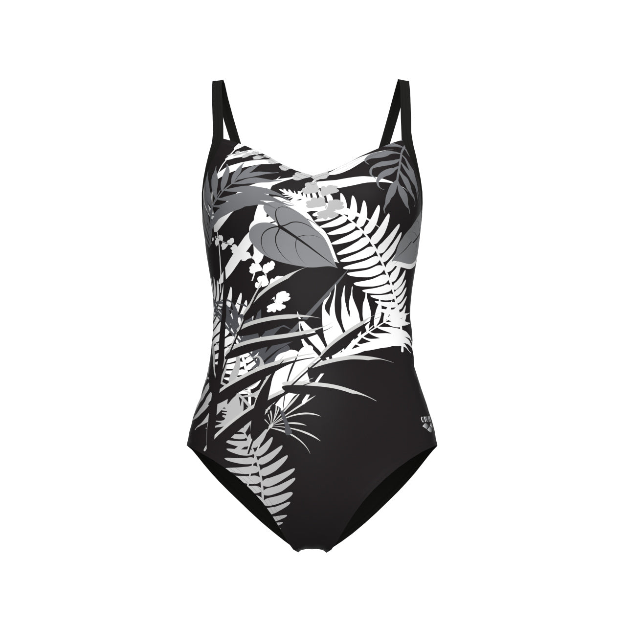 ARENA WOMEN'S BODYLIFT SWIMSUIT LUCY Badeanzug ARENA BLACK MULTI-BLACK 38