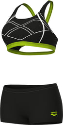 ARENA WOMEN'S ARENA GRAPHIC SWIMSUIT SWIM PRO TWO PIECES Bikini ARENA