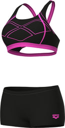 ARENA WOMEN'S ARENA GRAPHIC SWIMSUIT SWIM PRO TWO PIECES Bikini ARENA