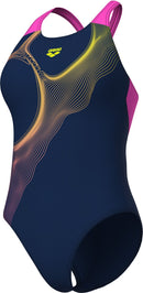 ARENA WOMEN'S ARENA RIPPLES SWIMSUIT V BACK B Badeanzug ARENA