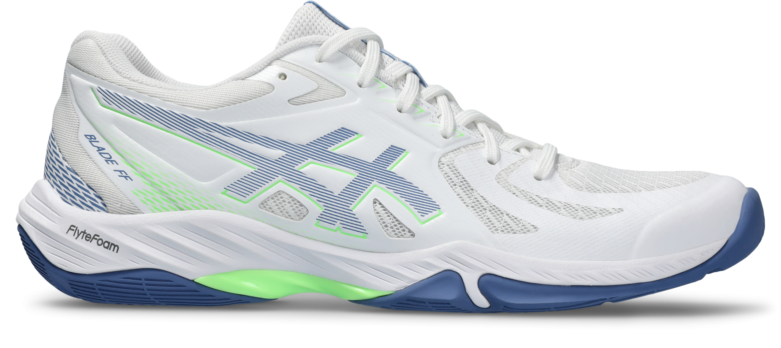 ASICS BLADE FF Hallensportschuhe ASICS WHITE/DENIM BLUE 41.5