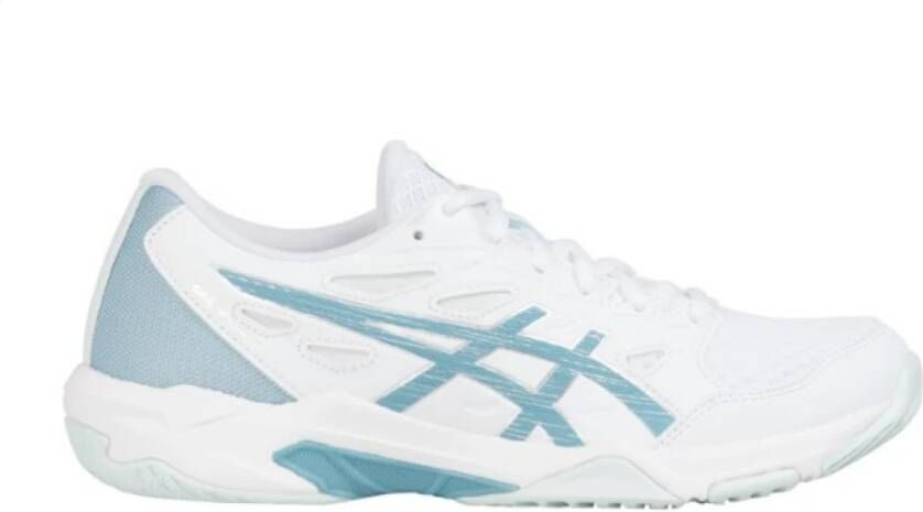 ASICS GEL-FLARE Hallensportschuhe ASICS WHITE / GRIS BLUE 8.5