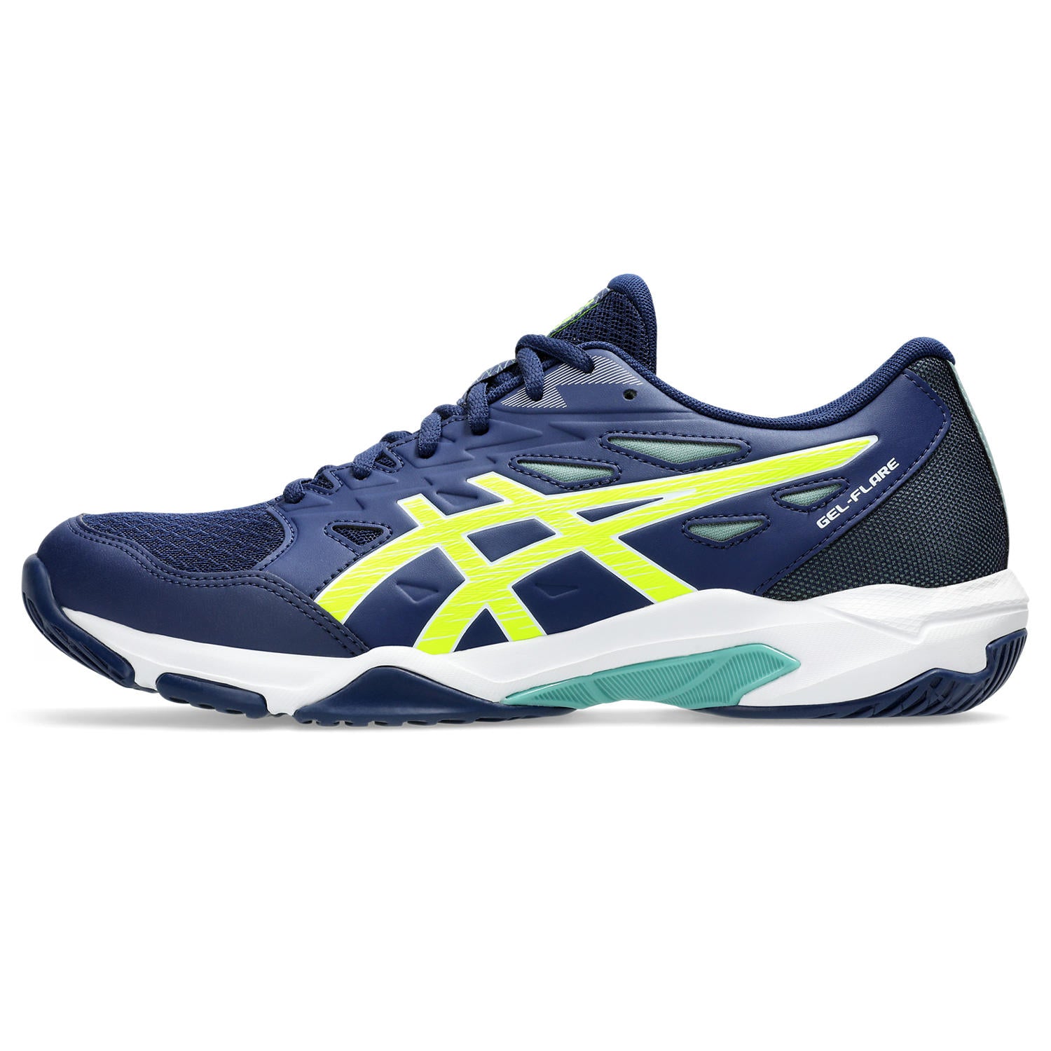 ASICS GEL-FLARE Hallensportschuhe ASICS MIDNIGHT NAVY/WHITE-MIDNIGHT N 40