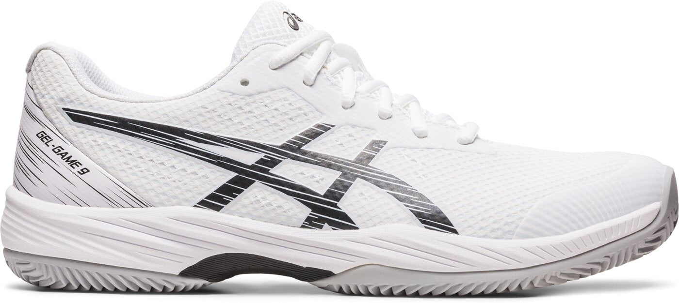 ASICS GEL-GAME 9 CLAY/OC Tennisschuhe ASICS WHITE/BLACK 41.5