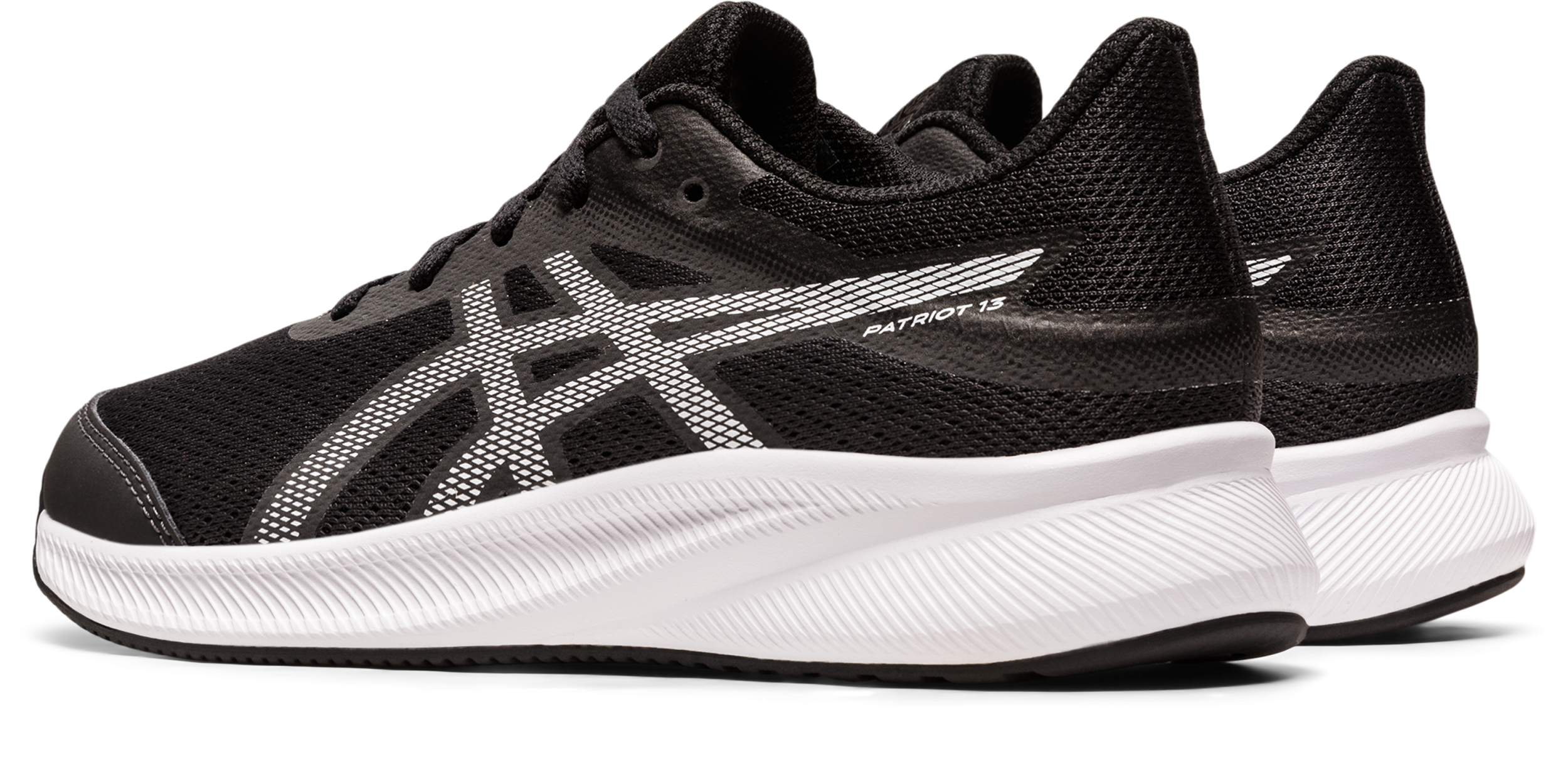 ASICS PATRIOT 13 GS MID GREY/BLACK Neutral ASICS