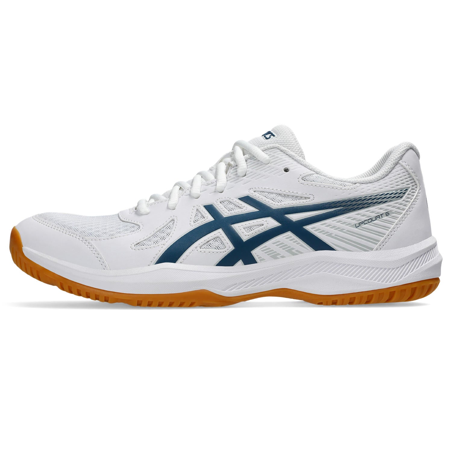 ASICS UPCOURT 6 Hallensportschuhe ASICS WHITE/VINTAGE INDIGO 39.5