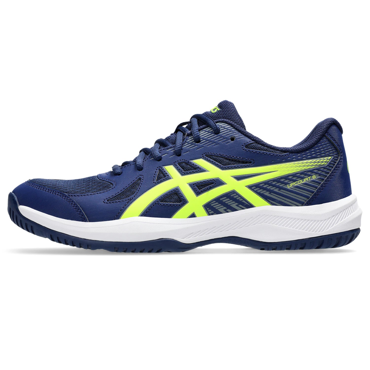 ASICS UPCOURT 6 Hallensportschuhe ASICS BLUE EXPANSE/SAFETY YELLOW 39.5