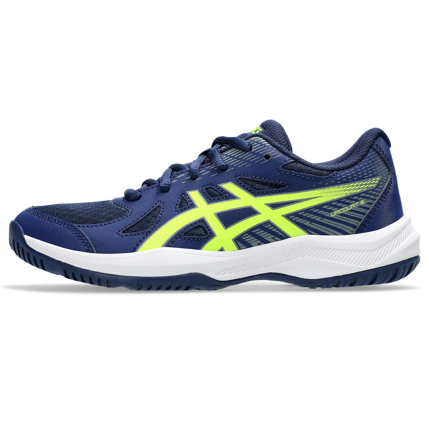 ASICS UPCOURT 6 GS Hallensportschuhe ASICS BLUE EXPANSE/SAFETY YELLOW 33