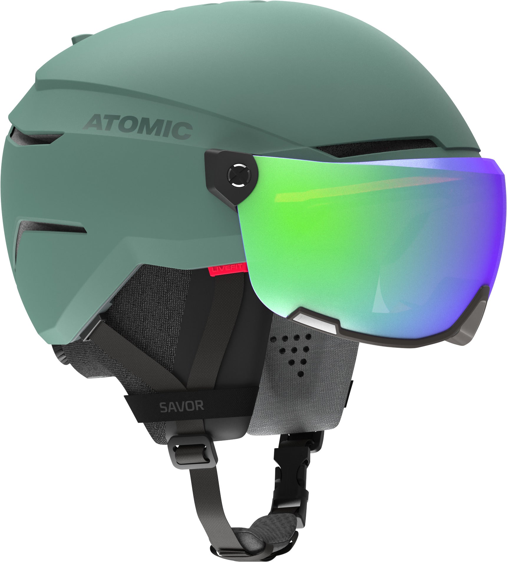 ATOMIC SAVOR VISOR STEREO Green Skihelme ATOMIC Green/ 51