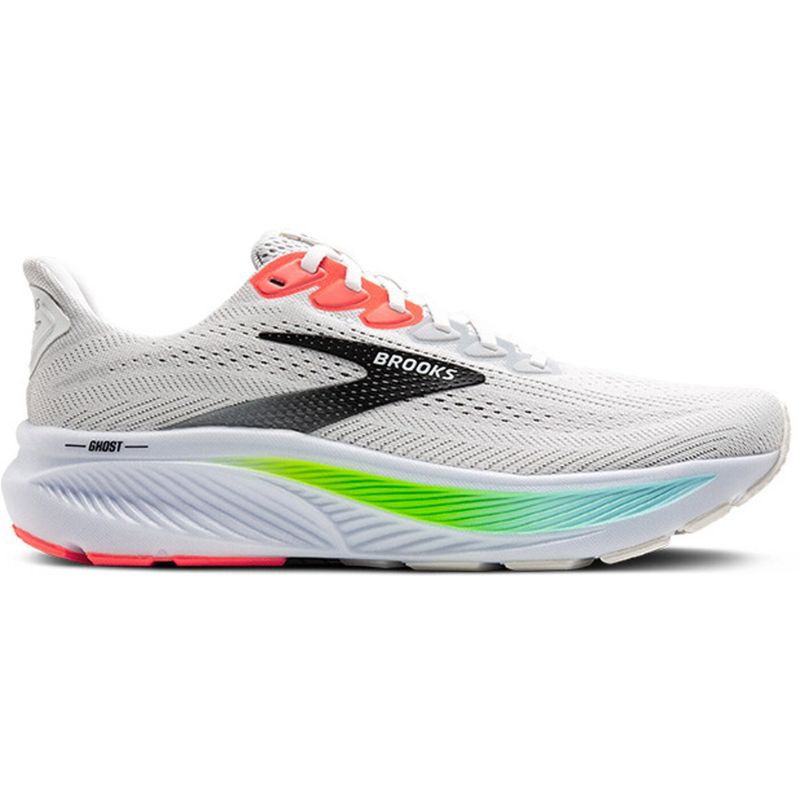 BROOKS Ghost 17 Dämpfung BROOKS ONYX WHITE / MOD GRAY / REFLEC 41