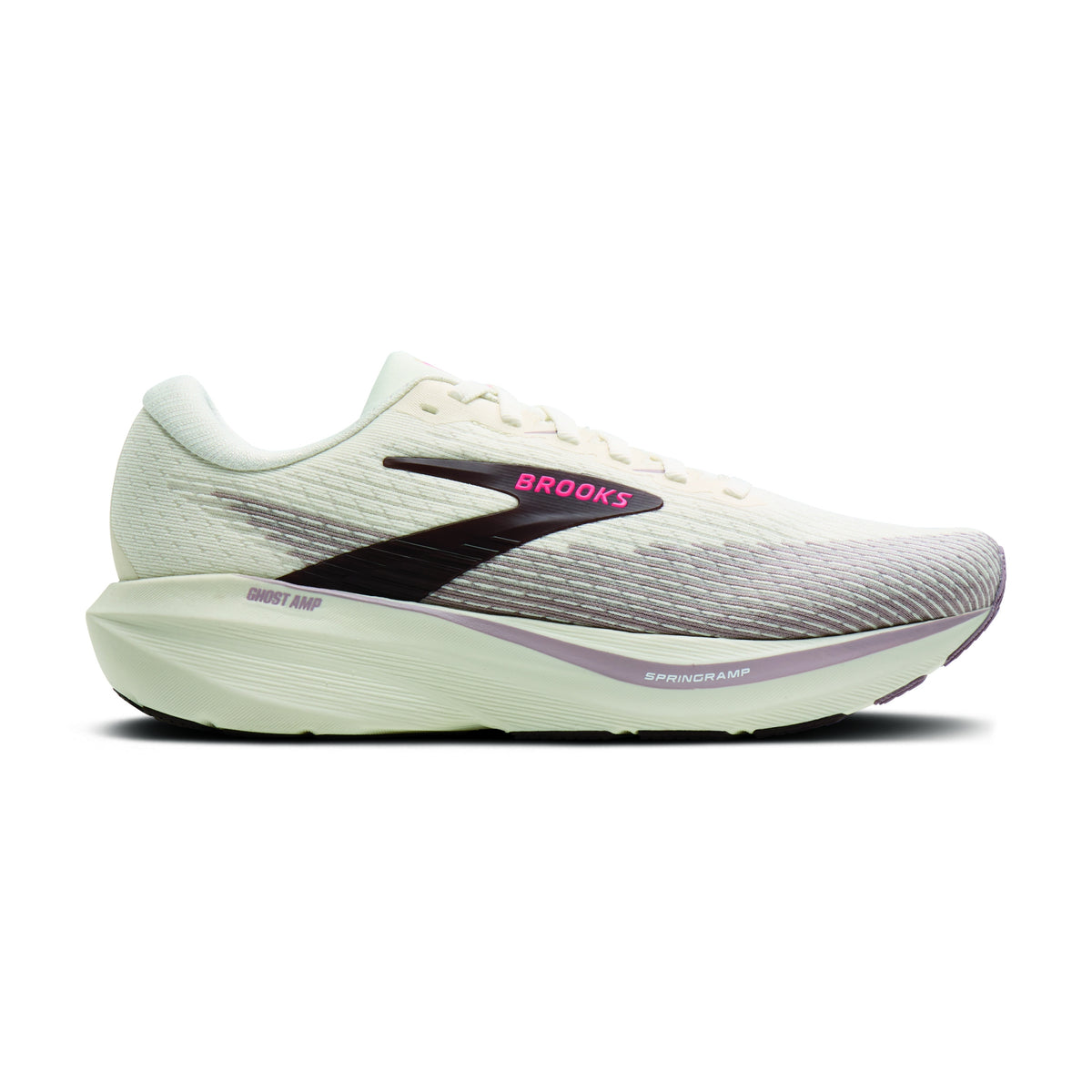 BROOKS Ghost Amp Dämpfung BROOKS Arctic Wolf/Dove/Pink 38