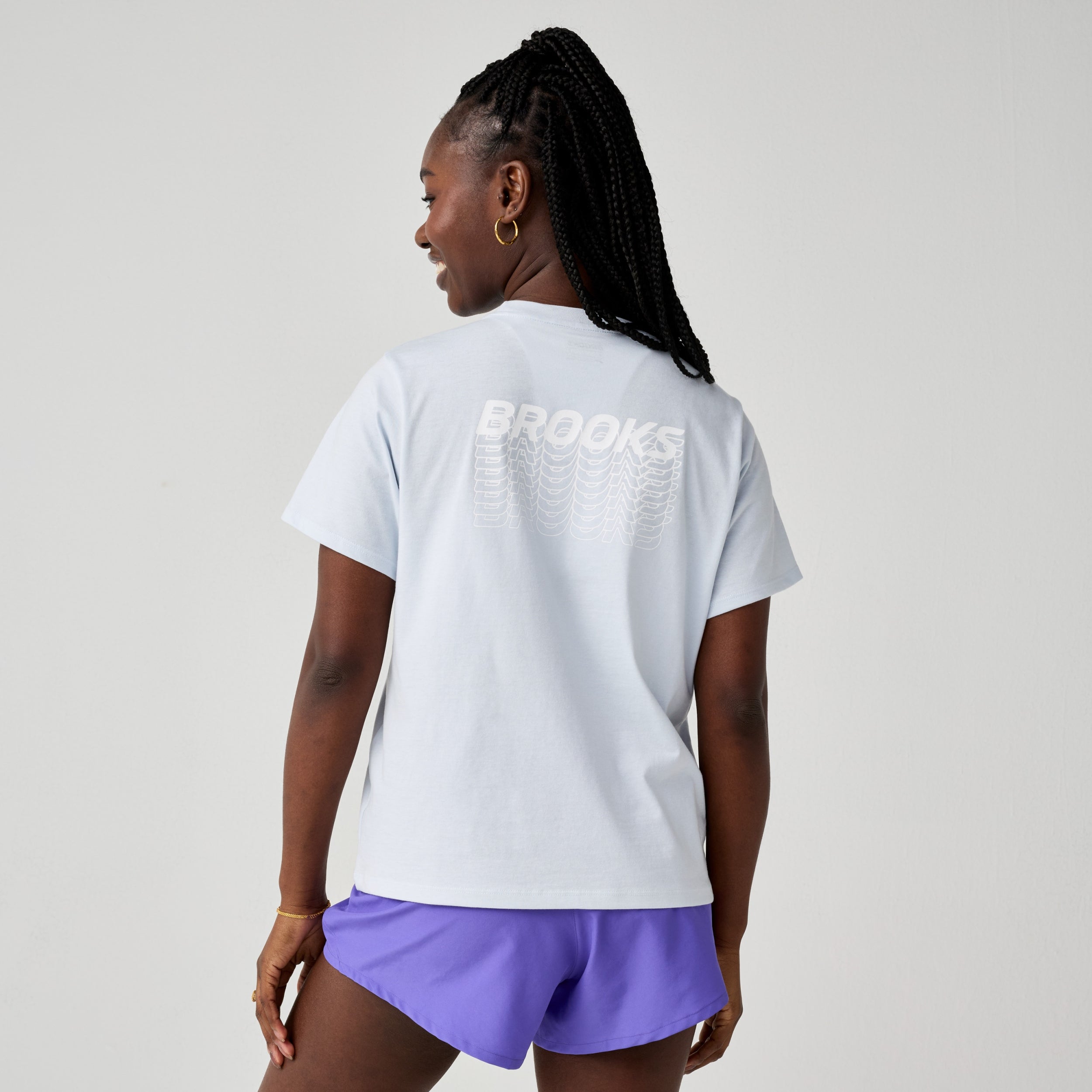 BROOKS Graphic Short Sleeve Laufshirts BROOKS