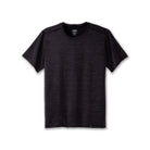 BROOKS Luxe Short Sleeve Laufshirts BROOKS Htr Deep Black XXL