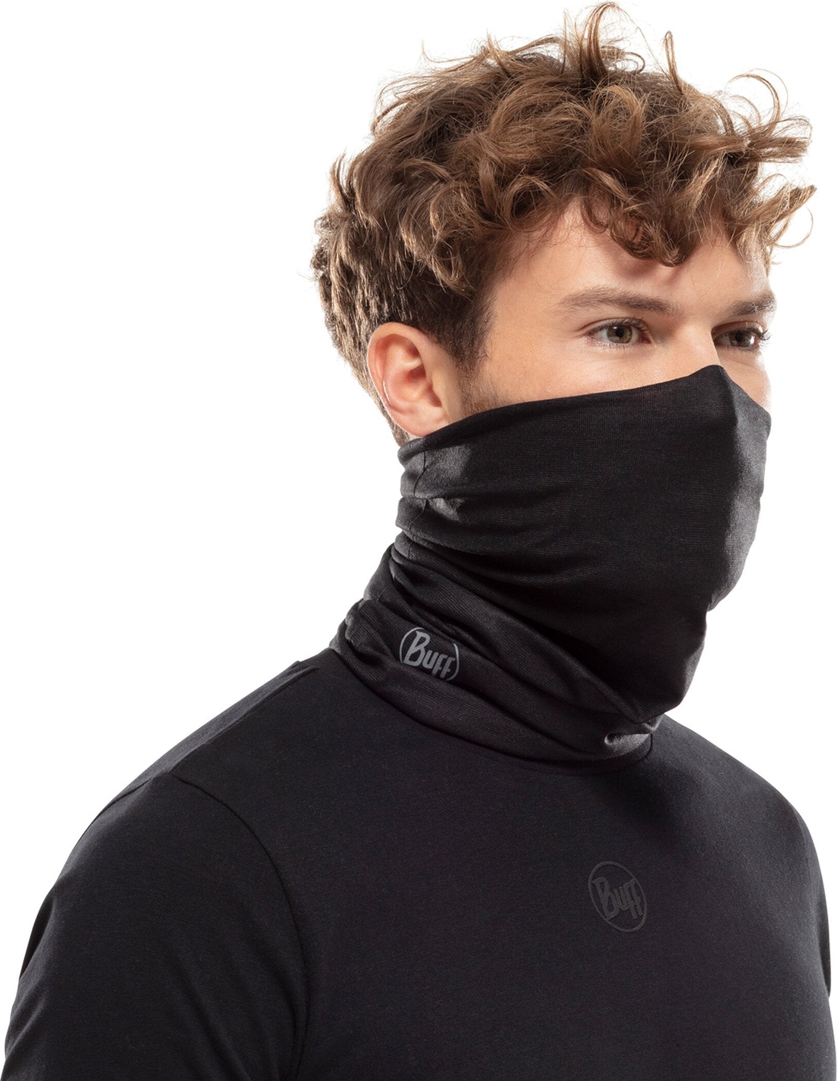 BUFF Coolnet UV SOLID BLACK Schals BUFF