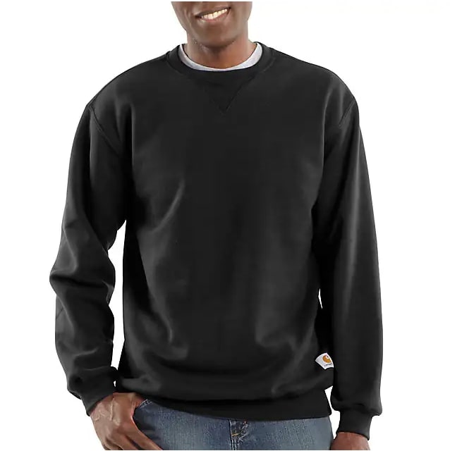 Carhartt B.V. MIDWEIGHT CREWNECK SWEATSHIRT BLK Black Fleecejacken & Pullover Carhartt B.V. BLK Black S