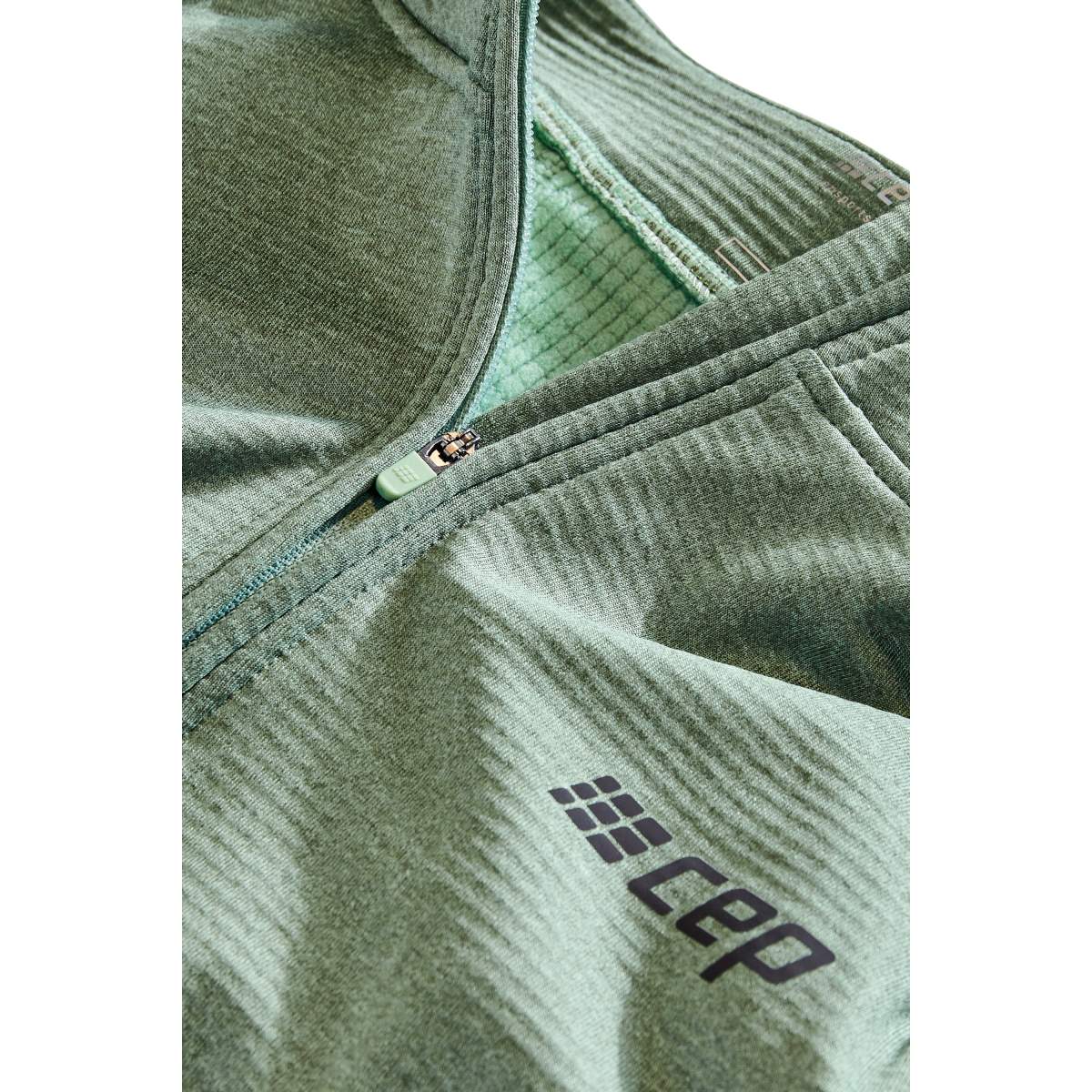 CEP CEP cold weather zip shirt, long sl 372 green CEP