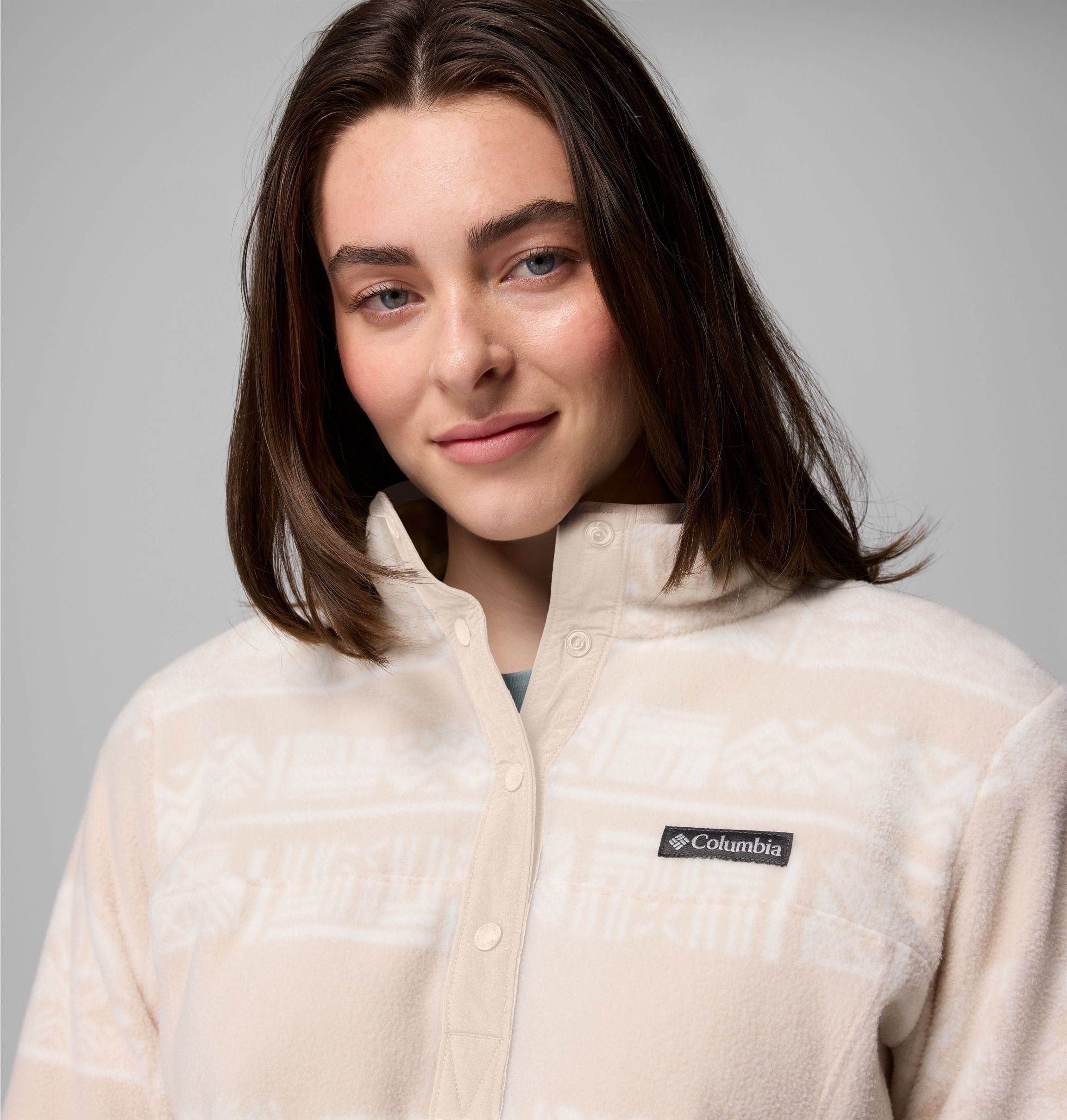 COLUMBIA Benton Springs Printed 1/2 Snap COLUMBIA