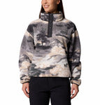 COLUMBIA Helvetia II Printed Cropped Half Sn Fleecejacken & Pullover COLUMBIA Black Frondtastic XS