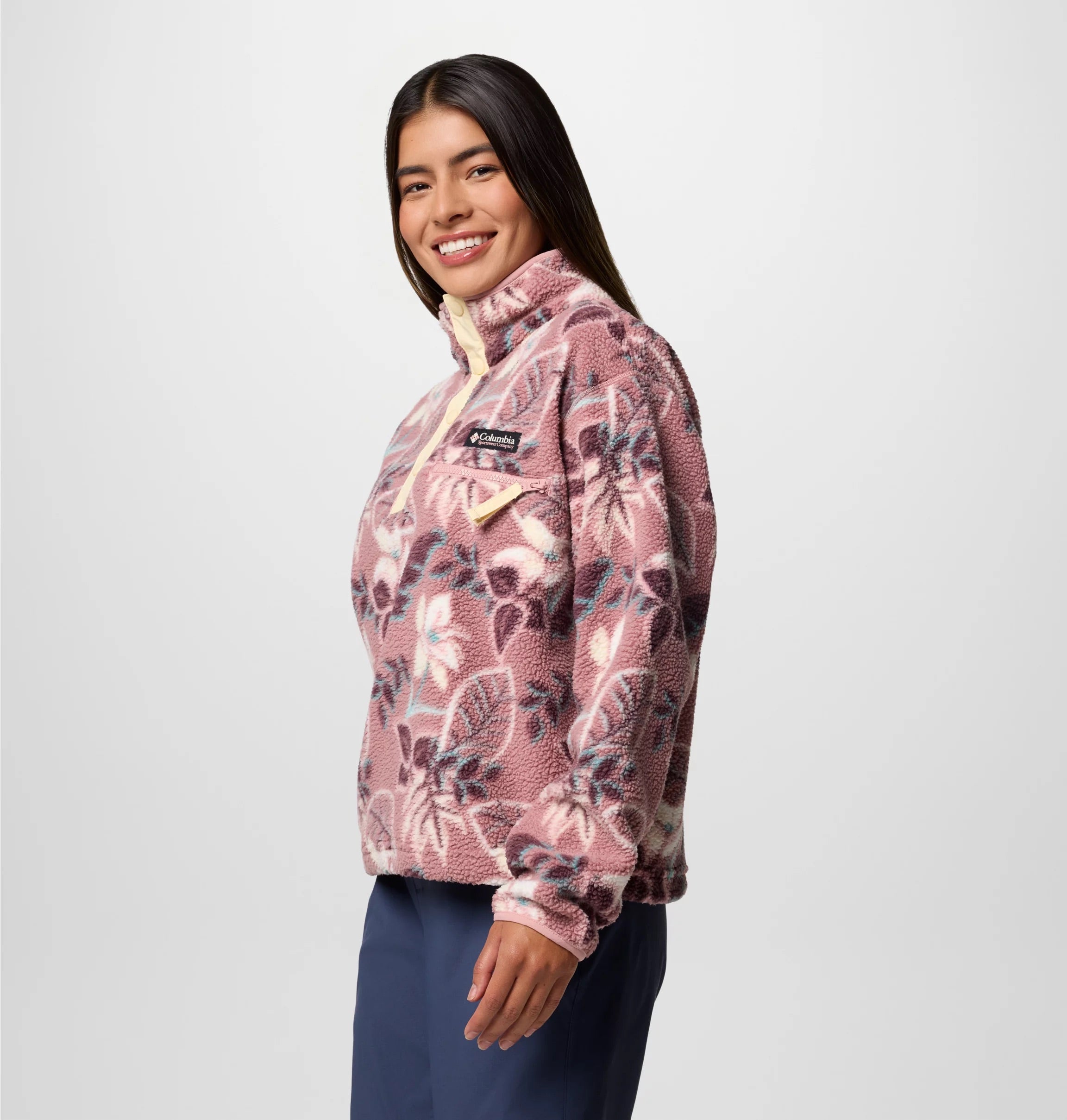 COLUMBIA Helvetia II Printed Cropped Half Sn Fleecejacken & Pullover COLUMBIA