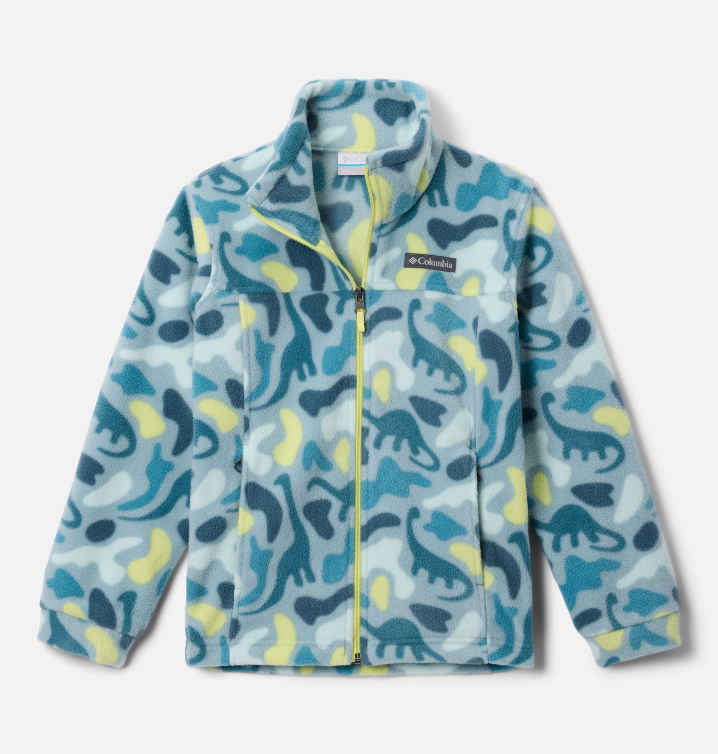 COLUMBIA Helvetia II Printed Half Snap Fleec Chalk COLUMBIA Stone Blue Checkered Peaks Multi S