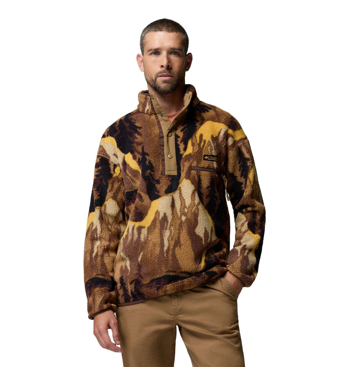 COLUMBIA Helvetia II Printed Half Snap Fleec