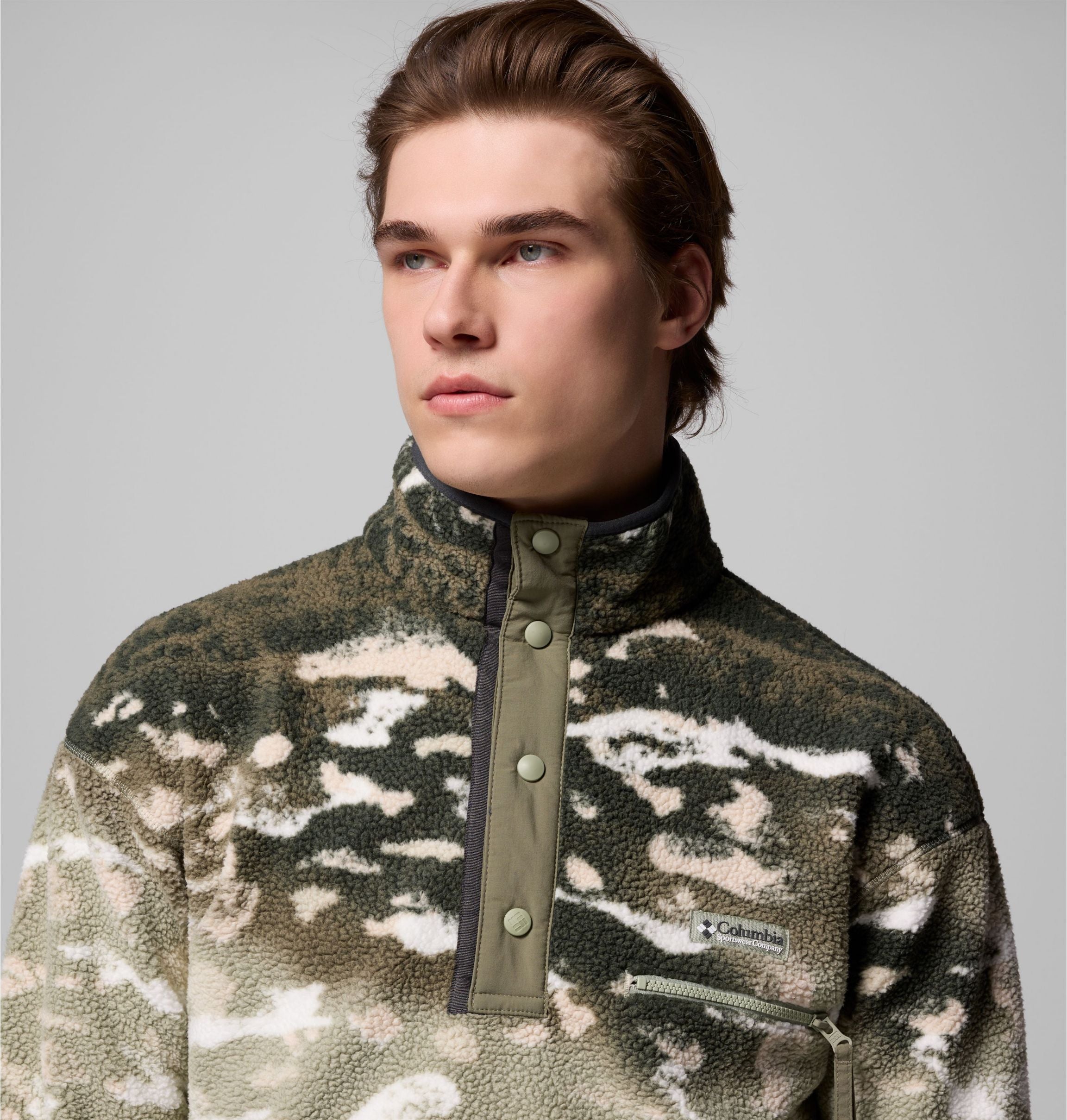 COLUMBIA Helvetia II Printed Half Snap Fleec Fußballoberteile COLUMBIA