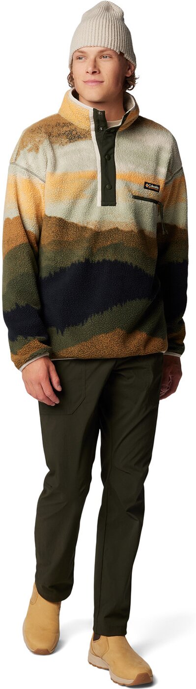 COLUMBIA Helvetia II Printed Half Snap Fleec Fußballoberteile COLUMBIA