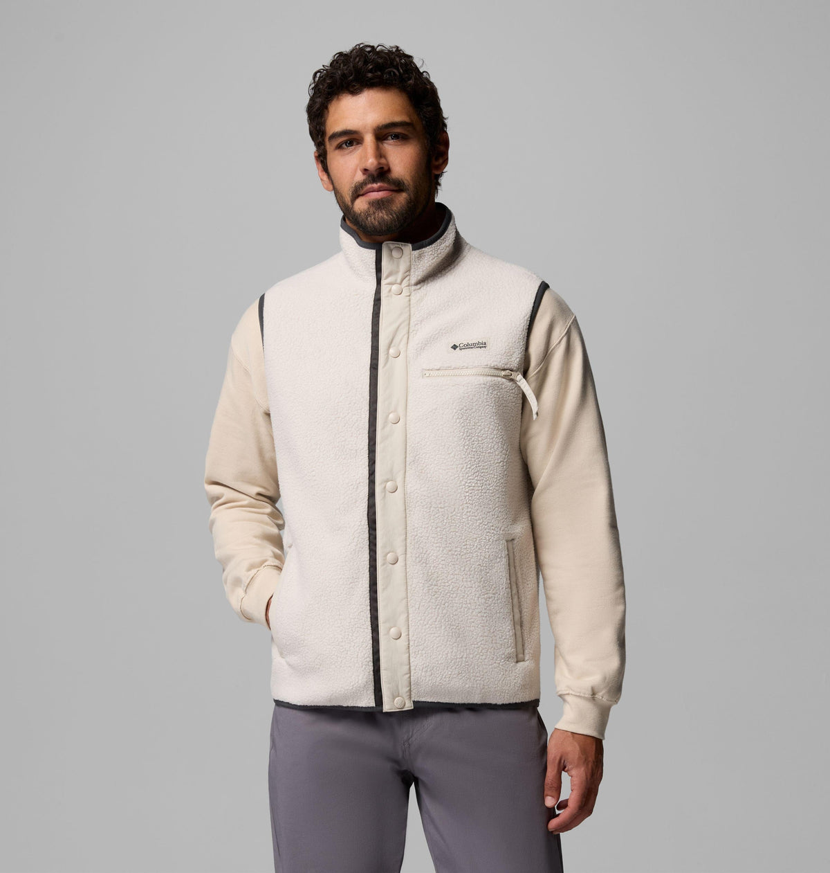 COLUMBIA Helvetia II Vest Freizeitjacken COLUMBIA Dark Stone M