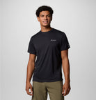 COLUMBIA Zero Rules Light SS Crew Wandershirts /-hemden COLUMBIA Black, White Stripe S