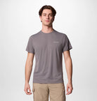 COLUMBIA Zero Rules Light SS Crew Wandershirts /-hemden COLUMBIA City Grey S