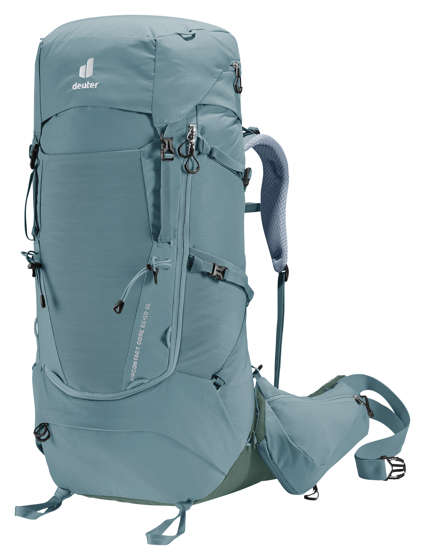 DEUTER Aircontact Core 55+10 SL Wanderrucksäcke DEUTER 4219 shale-ivy -
