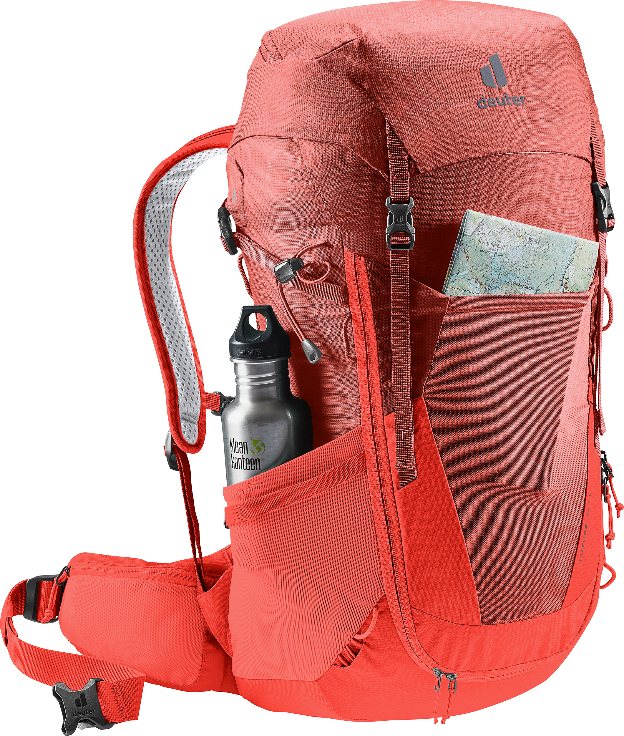 Deuter Futura 24 SL Wanderrucksäcke DEUTER 5589 caspia-currant -